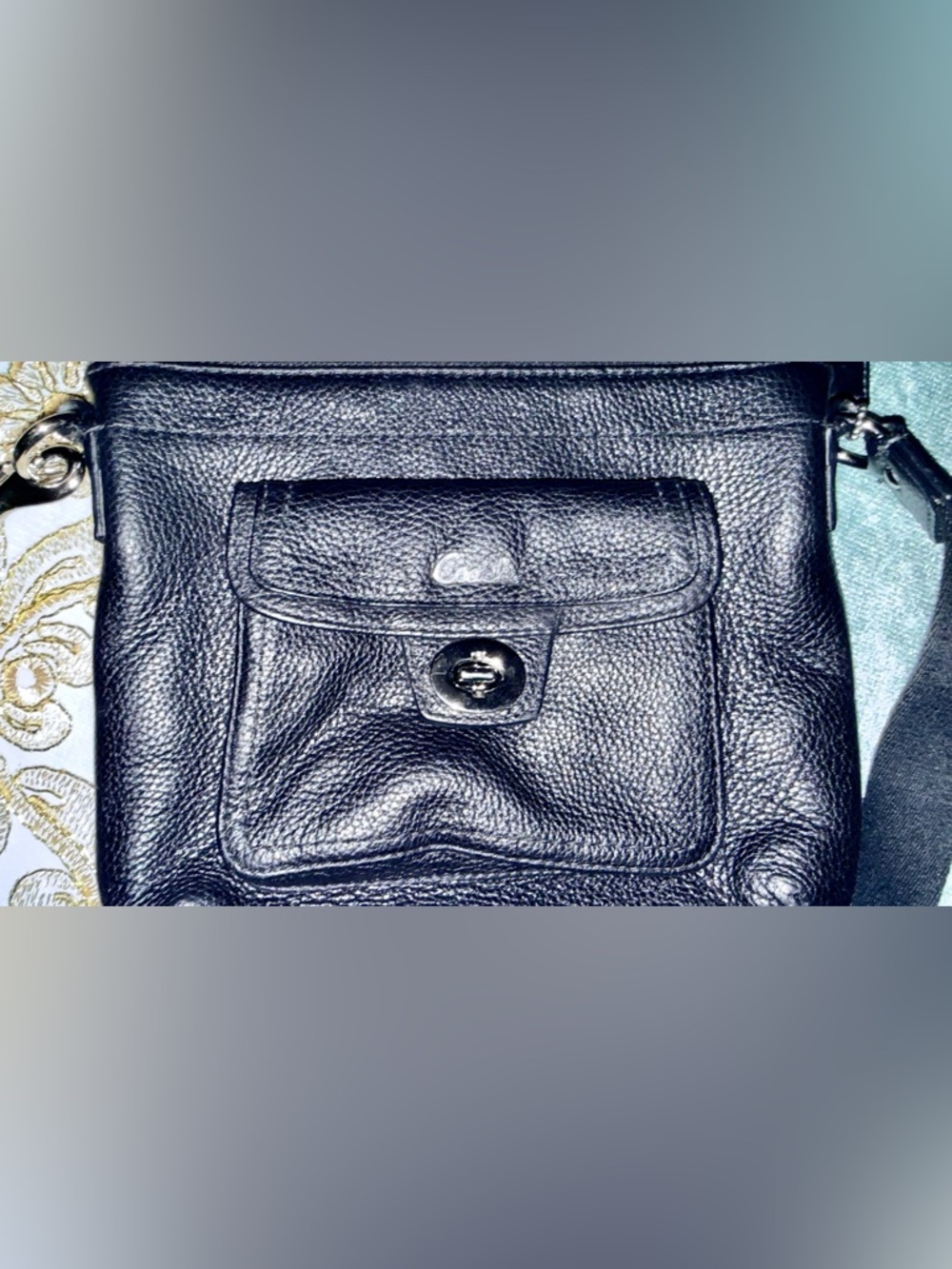Coach Swingpack Black Crossbody Bag - Picture 4 of 6